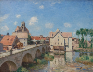 Le pont de Moret Alfred Sisley